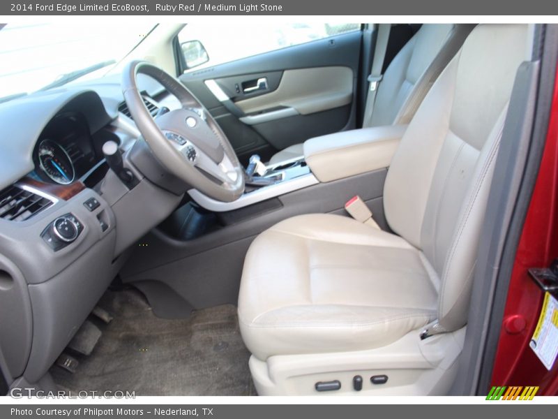 Front Seat of 2014 Edge Limited EcoBoost