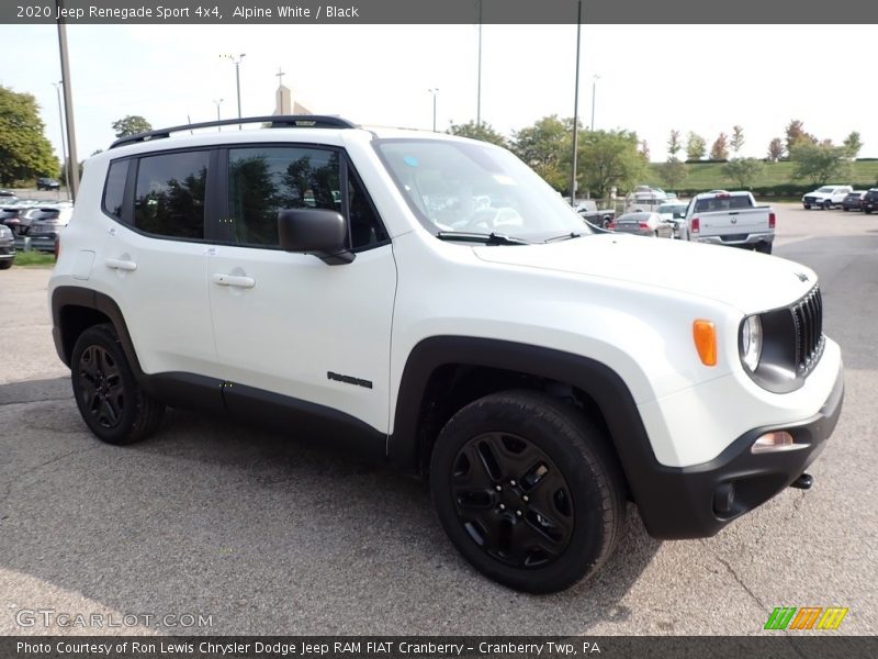 Alpine White / Black 2020 Jeep Renegade Sport 4x4