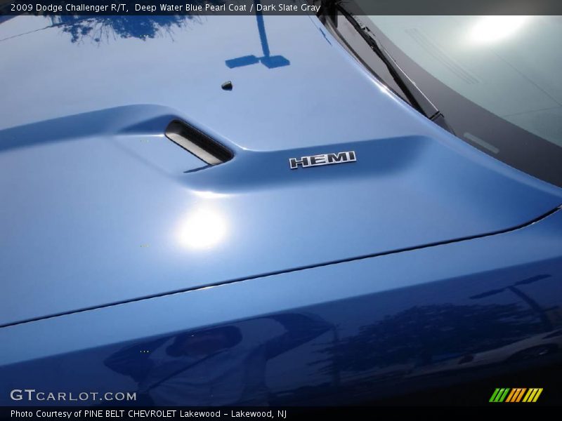 Deep Water Blue Pearl Coat / Dark Slate Gray 2009 Dodge Challenger R/T