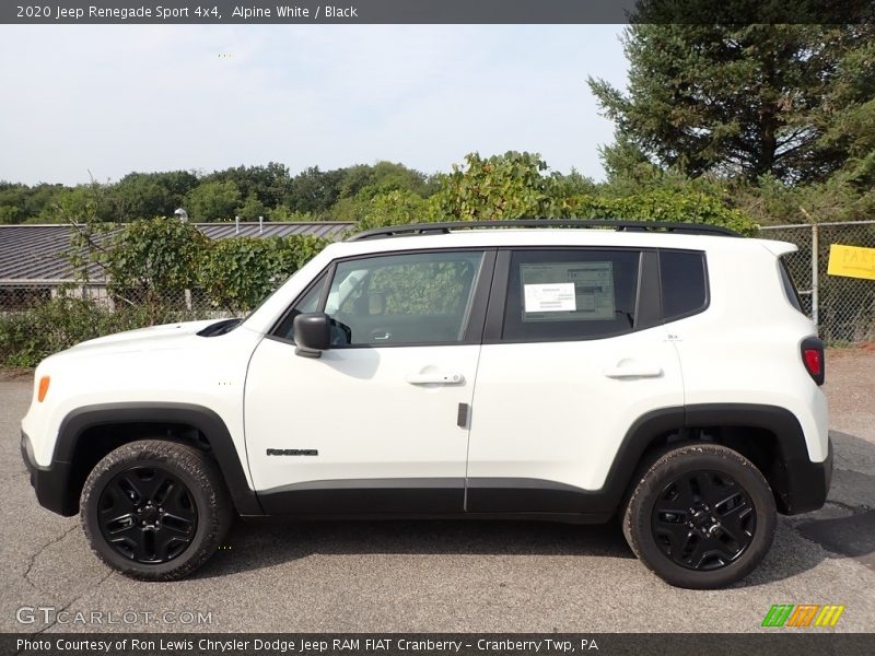 Alpine White / Black 2020 Jeep Renegade Sport 4x4