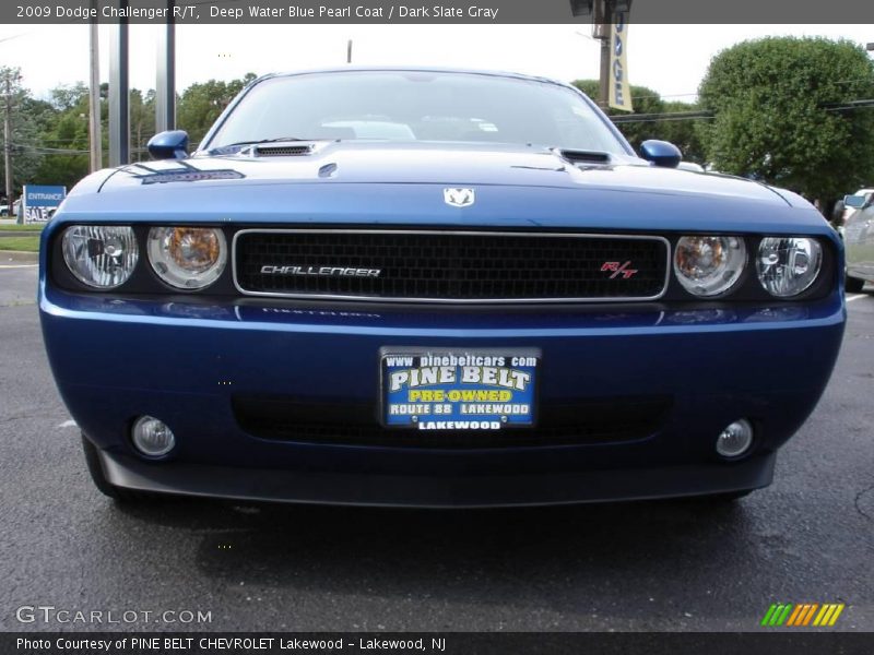 Deep Water Blue Pearl Coat / Dark Slate Gray 2009 Dodge Challenger R/T