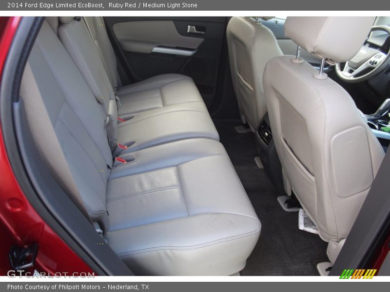 Rear Seat of 2014 Edge Limited EcoBoost