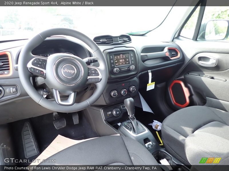 Alpine White / Black 2020 Jeep Renegade Sport 4x4