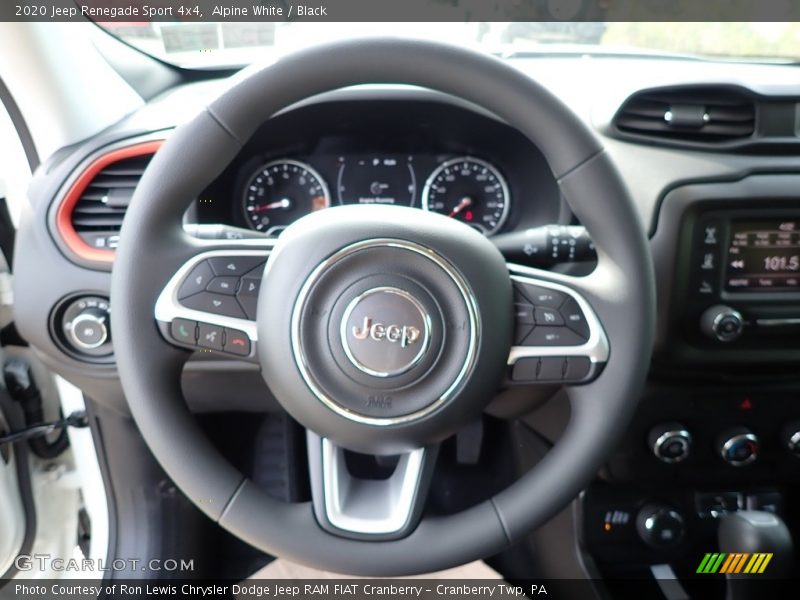 Alpine White / Black 2020 Jeep Renegade Sport 4x4