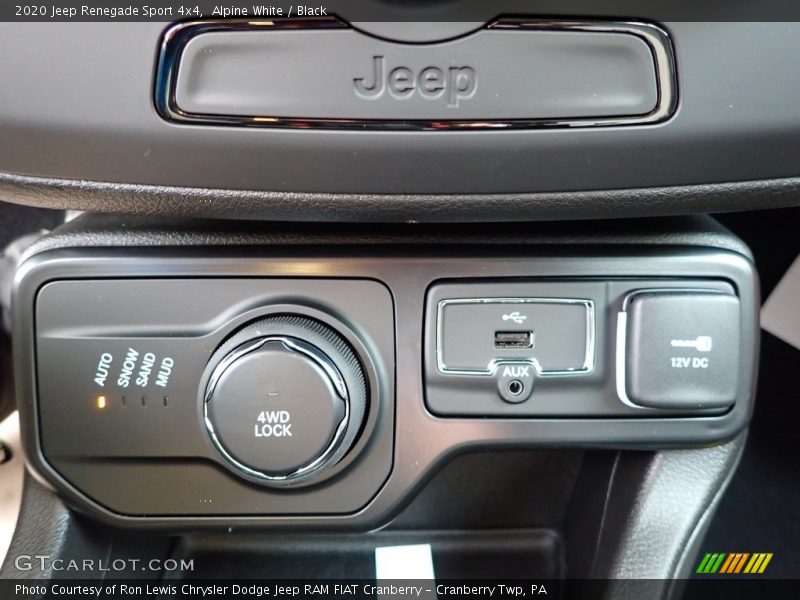 Alpine White / Black 2020 Jeep Renegade Sport 4x4