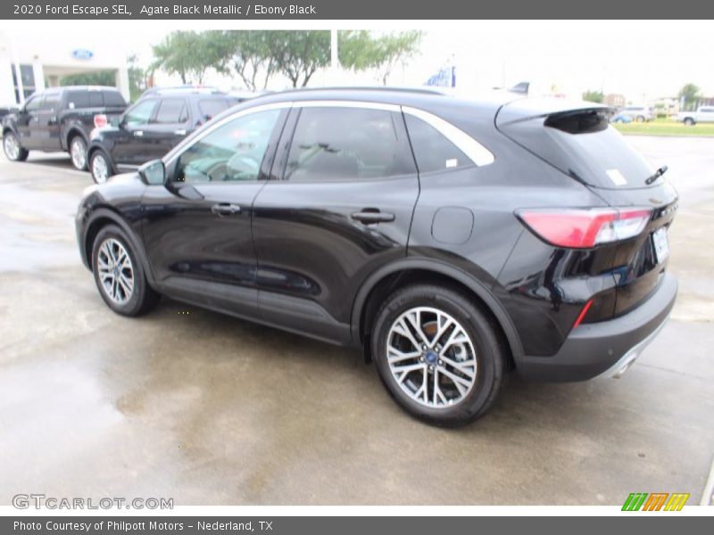 Agate Black Metallic / Ebony Black 2020 Ford Escape SEL