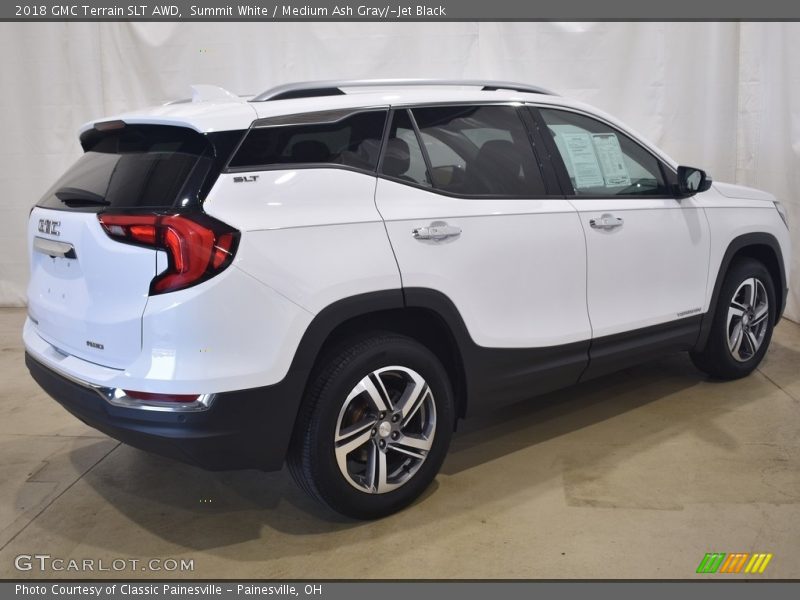 Summit White / Medium Ash Gray/­Jet Black 2018 GMC Terrain SLT AWD