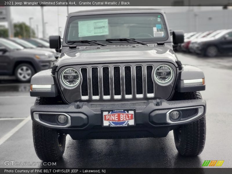 Granite Crystal Metallic / Black 2021 Jeep Wrangler Unlimited Sahara 4x4