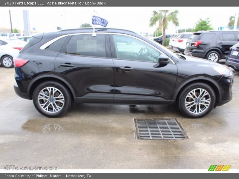 Agate Black Metallic / Ebony Black 2020 Ford Escape SEL