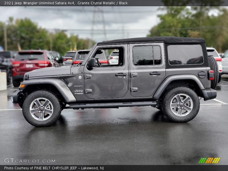 Granite Crystal Metallic / Black 2021 Jeep Wrangler Unlimited Sahara 4x4