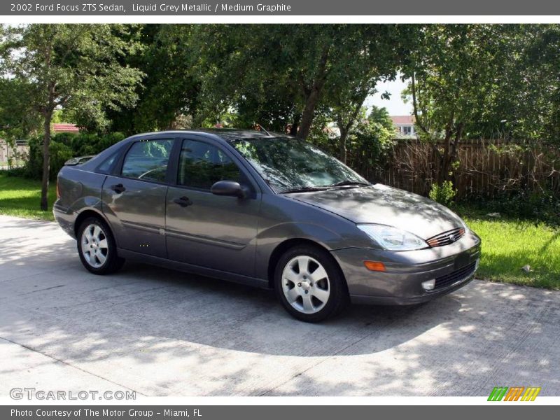 Liquid Grey Metallic / Medium Graphite 2002 Ford Focus ZTS Sedan