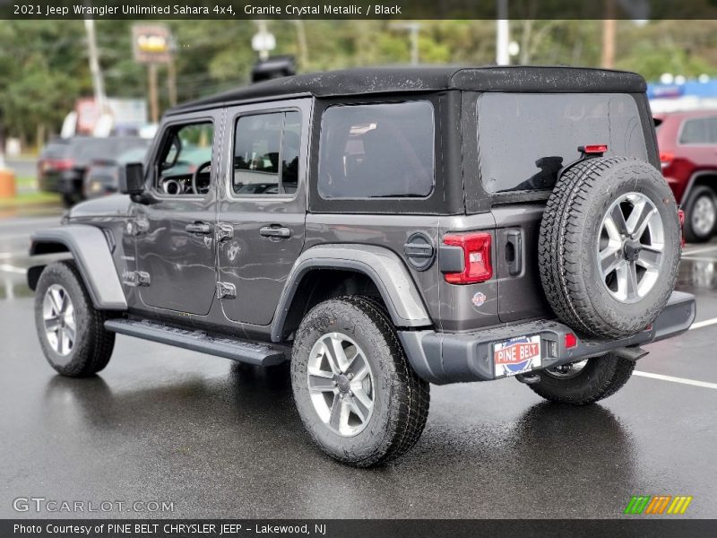 Granite Crystal Metallic / Black 2021 Jeep Wrangler Unlimited Sahara 4x4