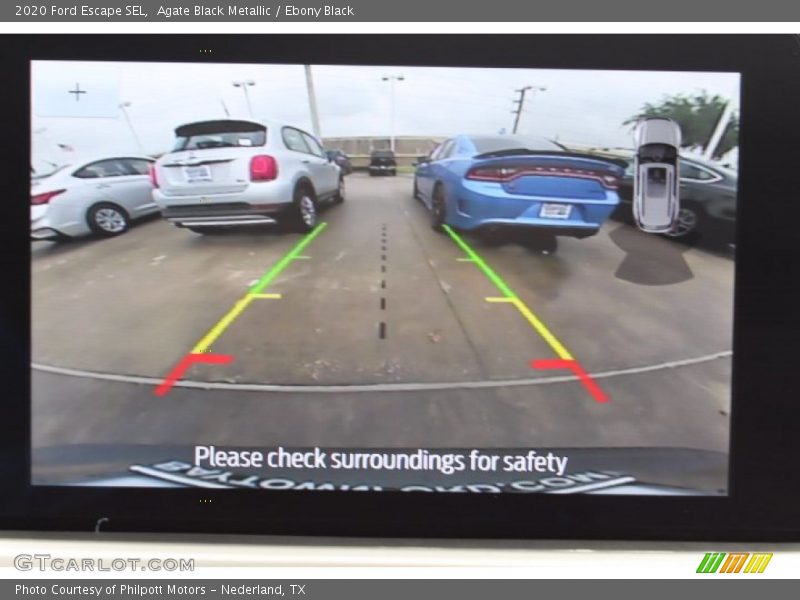 Agate Black Metallic / Ebony Black 2020 Ford Escape SEL