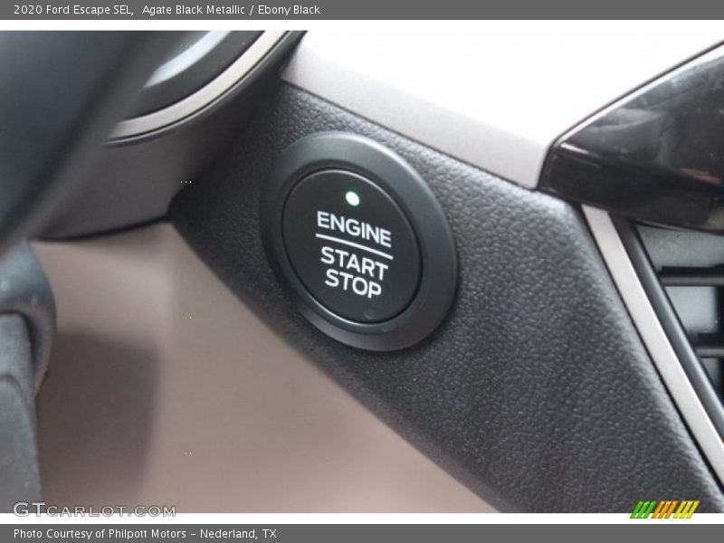 Agate Black Metallic / Ebony Black 2020 Ford Escape SEL