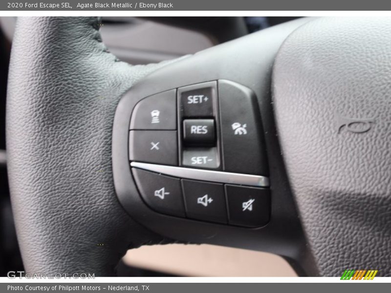 Agate Black Metallic / Ebony Black 2020 Ford Escape SEL