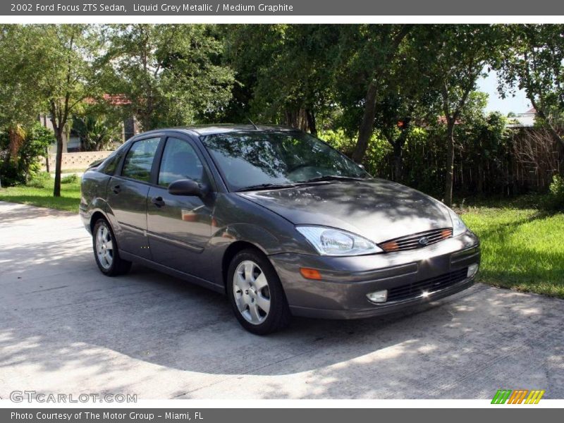 Liquid Grey Metallic / Medium Graphite 2002 Ford Focus ZTS Sedan