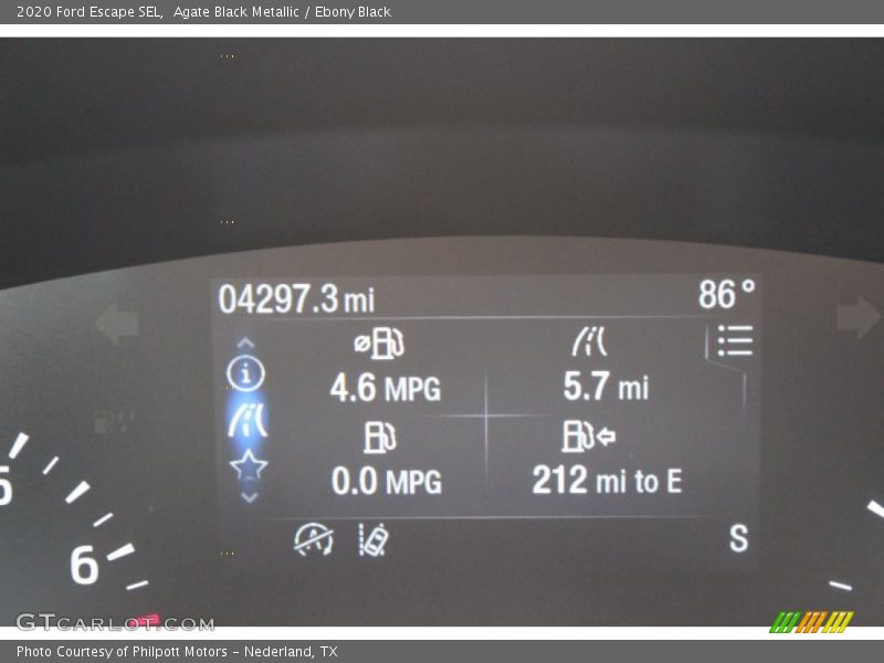 Agate Black Metallic / Ebony Black 2020 Ford Escape SEL