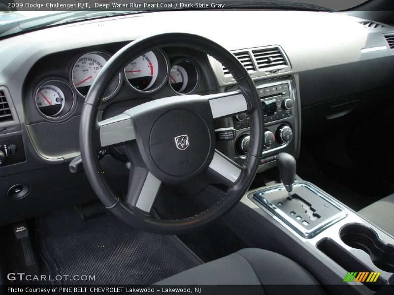 Deep Water Blue Pearl Coat / Dark Slate Gray 2009 Dodge Challenger R/T