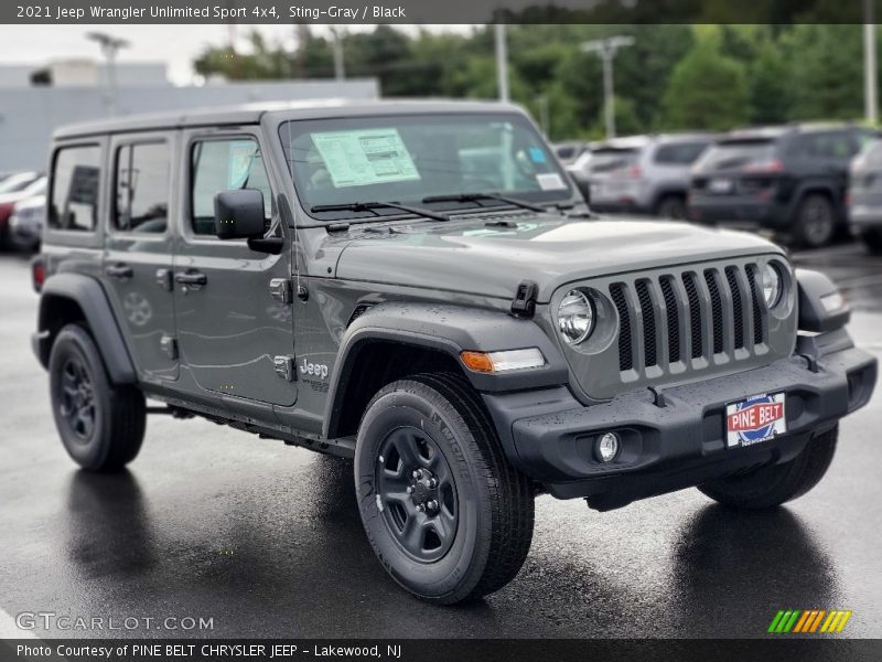 Sting-Gray / Black 2021 Jeep Wrangler Unlimited Sport 4x4