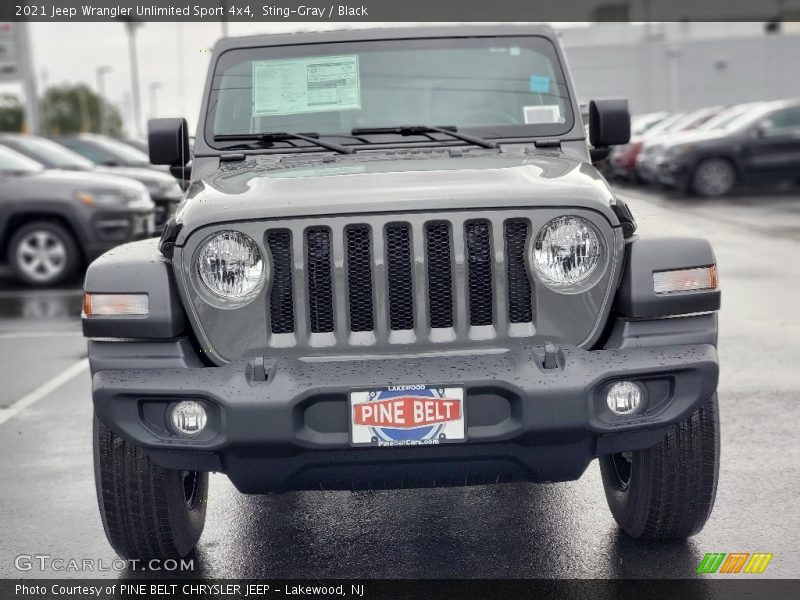 Sting-Gray / Black 2021 Jeep Wrangler Unlimited Sport 4x4