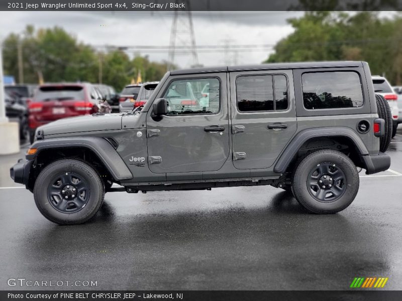 Sting-Gray / Black 2021 Jeep Wrangler Unlimited Sport 4x4