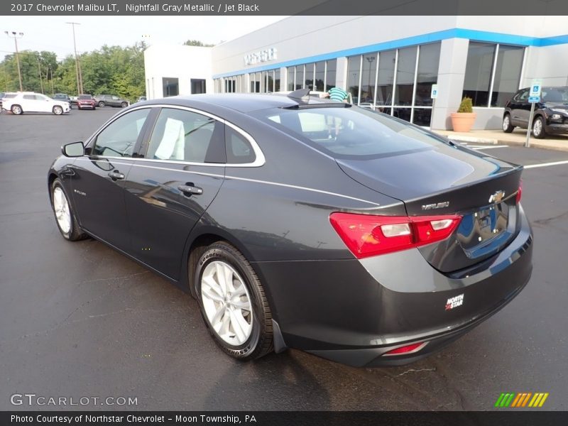 Nightfall Gray Metallic / Jet Black 2017 Chevrolet Malibu LT