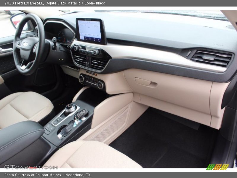 Agate Black Metallic / Ebony Black 2020 Ford Escape SEL