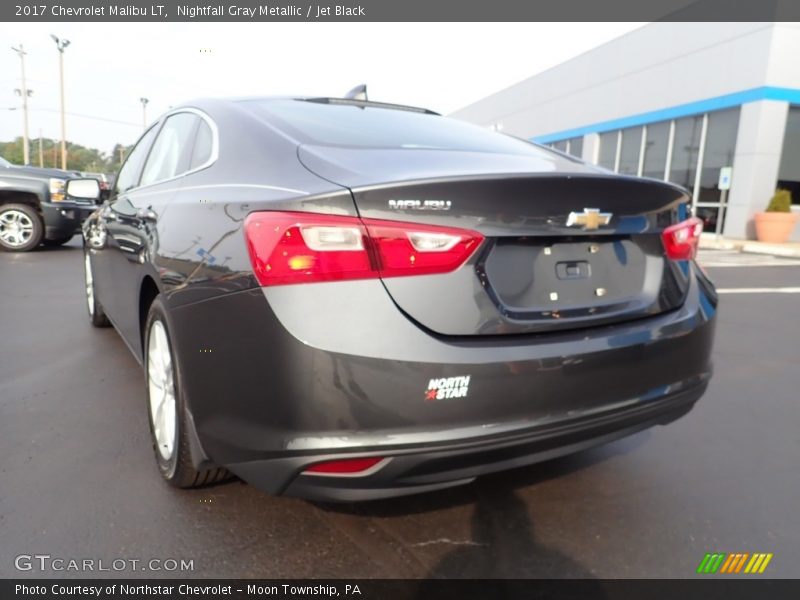 Nightfall Gray Metallic / Jet Black 2017 Chevrolet Malibu LT
