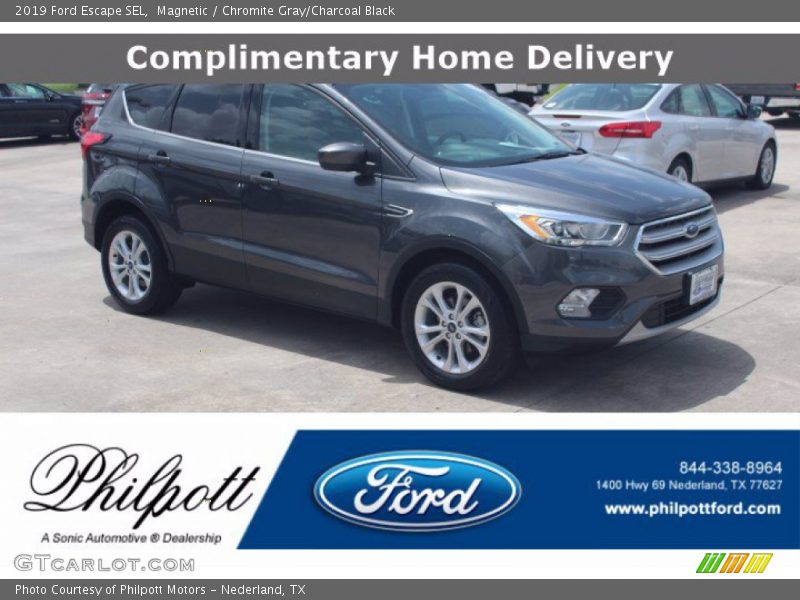 Magnetic / Chromite Gray/Charcoal Black 2019 Ford Escape SEL