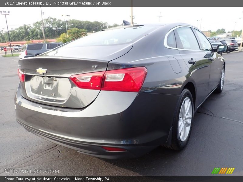 Nightfall Gray Metallic / Jet Black 2017 Chevrolet Malibu LT