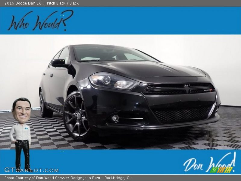 Pitch Black / Black 2016 Dodge Dart SXT