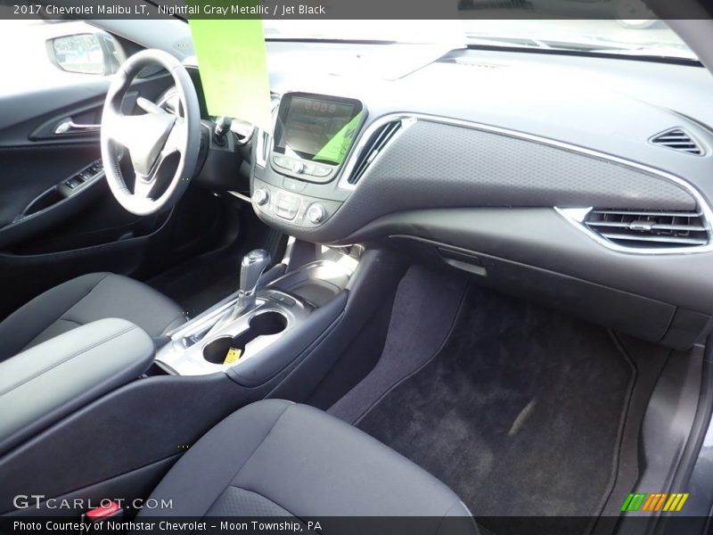Nightfall Gray Metallic / Jet Black 2017 Chevrolet Malibu LT