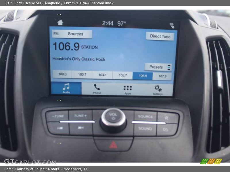 Magnetic / Chromite Gray/Charcoal Black 2019 Ford Escape SEL