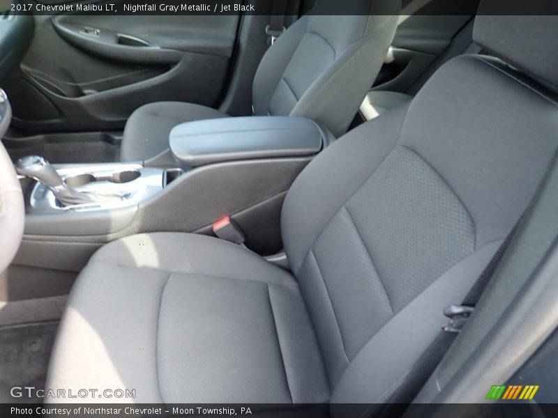 Nightfall Gray Metallic / Jet Black 2017 Chevrolet Malibu LT