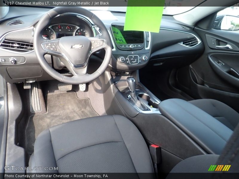 Nightfall Gray Metallic / Jet Black 2017 Chevrolet Malibu LT
