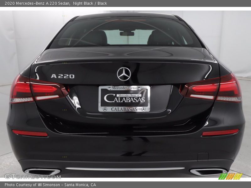 Night Black / Black 2020 Mercedes-Benz A 220 Sedan