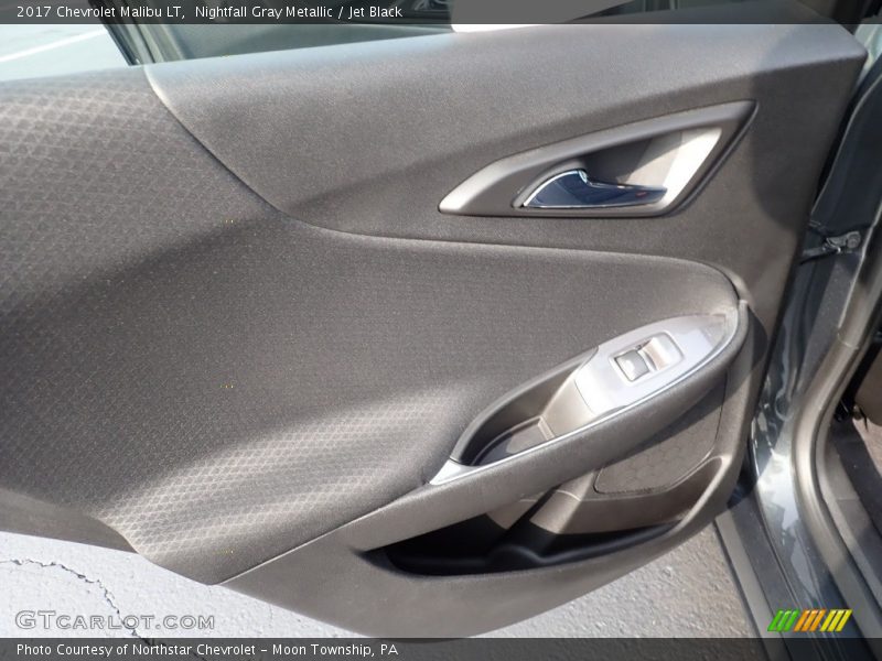 Nightfall Gray Metallic / Jet Black 2017 Chevrolet Malibu LT