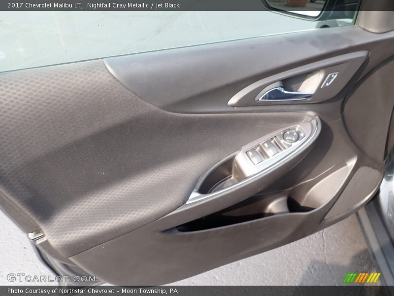 Nightfall Gray Metallic / Jet Black 2017 Chevrolet Malibu LT
