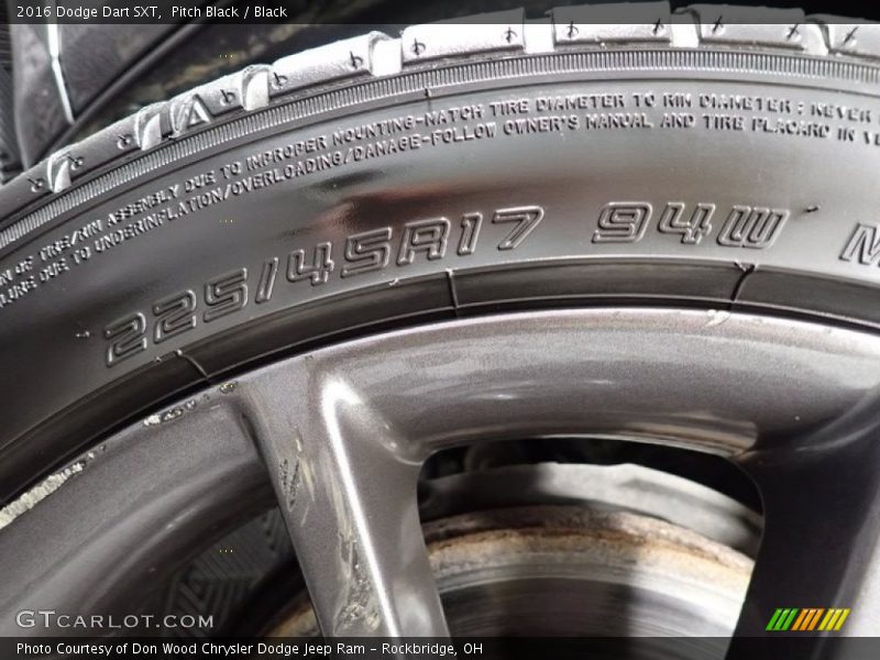 Pitch Black / Black 2016 Dodge Dart SXT