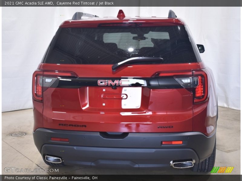 Cayenne Red Tintcoat / Jet Black 2021 GMC Acadia SLE AWD