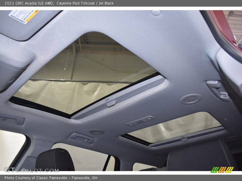 Cayenne Red Tintcoat / Jet Black 2021 GMC Acadia SLE AWD