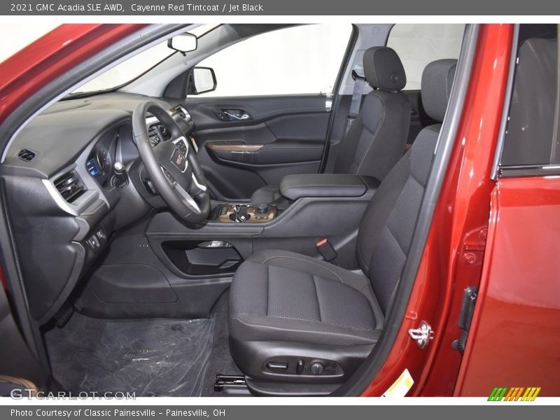 Cayenne Red Tintcoat / Jet Black 2021 GMC Acadia SLE AWD