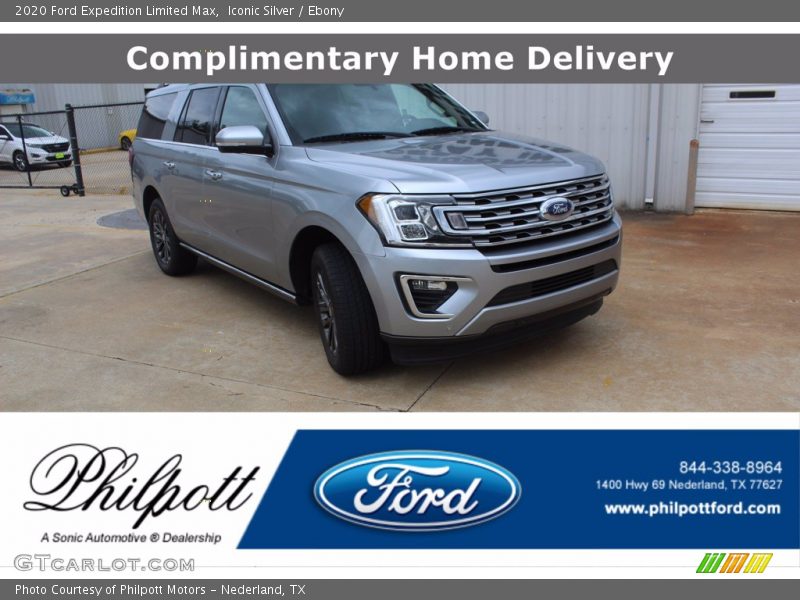 Iconic Silver / Ebony 2020 Ford Expedition Limited Max