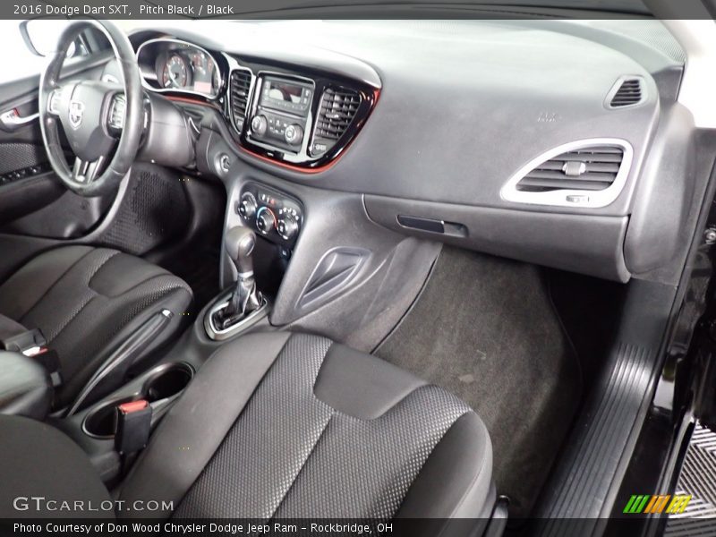 Pitch Black / Black 2016 Dodge Dart SXT
