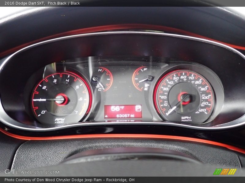 Pitch Black / Black 2016 Dodge Dart SXT