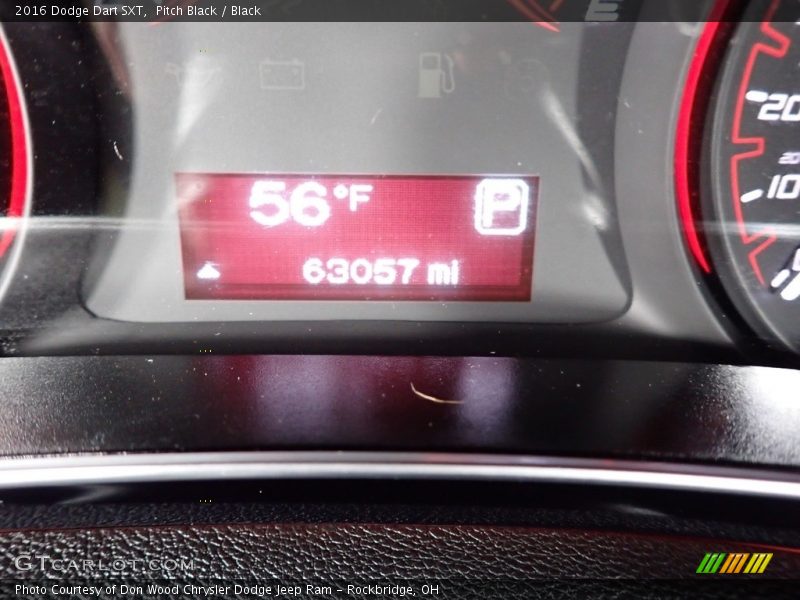 Pitch Black / Black 2016 Dodge Dart SXT