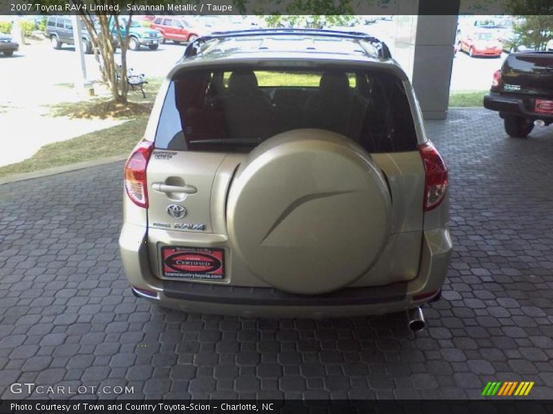 Savannah Metallic / Taupe 2007 Toyota RAV4 Limited