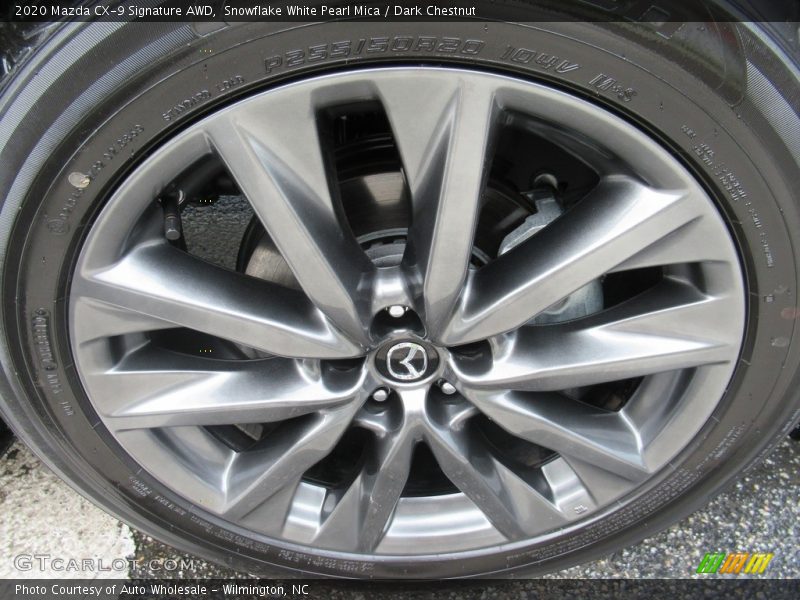 Snowflake White Pearl Mica / Dark Chestnut 2020 Mazda CX-9 Signature AWD