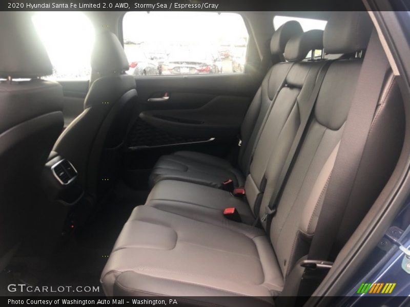 Stormy Sea / Espresso/Gray 2020 Hyundai Santa Fe Limited 2.0 AWD