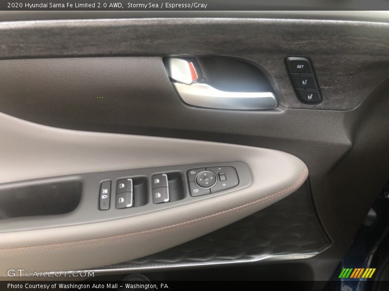 Stormy Sea / Espresso/Gray 2020 Hyundai Santa Fe Limited 2.0 AWD